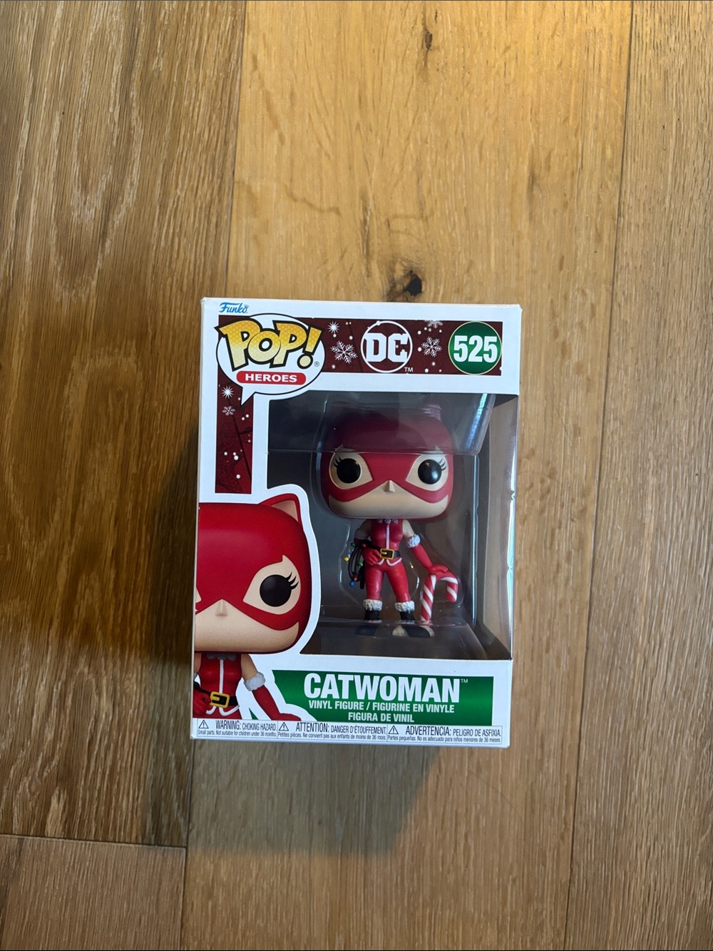 Funko Catwoman Holiday Red and White Vinyl Figure